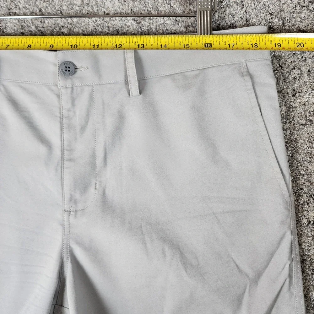 Tasc Performance Motion Shorts Mens 36 Tailored Fit Bamboo Blend Gray Excellent